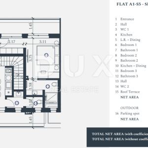 ISTRA, SAVUDRIJA - Penthouse blizu mora A1-6