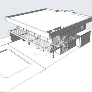ISTRA, SKITAČA - Jedinstveno građevinsko zemljište s građevinskom dozvolom za dvije moderne vile 