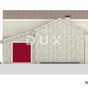 ISTRA, ŠTOKOVCI - Vila s bazenom u Roh-bau fazi + građevinsko zemljište 550 m2