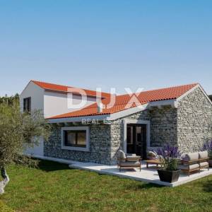 ISTRA, ŠTOKOVCI - Vila s bazenom u Roh-bau fazi + građevinsko zemljište 550 m2