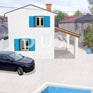 ISTRA, SVETVINČENAT – Građevinsko zemljište s građevinskom dozvolom na idiličnoj lokaciji