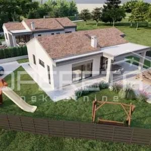 Istra, Svetvinčenat, namještena kuća sa bazenom, novo