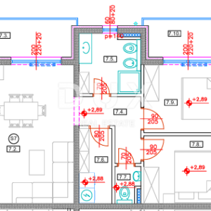 ISTRA, TAR - Dvosobni stan 70,37m2, novogradnja, 1.KAT