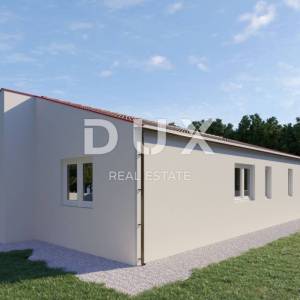 ISTRA, TINJAN - Montažna prizemnica s bazenom 