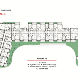 ISTRA, UMAG - Vrhunski 1S+DB u prizemlju u novogradnji
