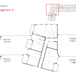 ISTRA, UMAG - Vrhunski 2S+DB s loggiom u novogradnji