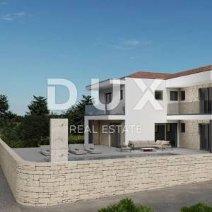 ISTRA, VIŠNJAN - Građevinsko zemljište s predanim zahtjevom za gradnju dvije samostojećih modernih vila