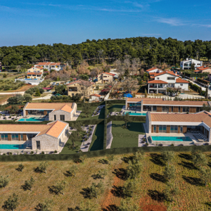 ISTRA, VIŠNJAN - Moderna prizemnica s pogledom na more