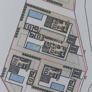 Istra, Vodnjan - okolica, građevinsko zemljište s projektom kuće s bazenom