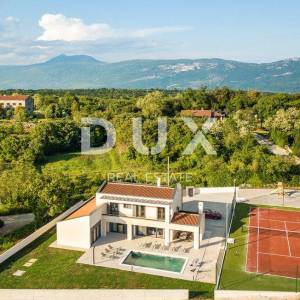 ISTRA,LABIN - Luksuzna vila s bazenom, wellnessom i teniskim terenom