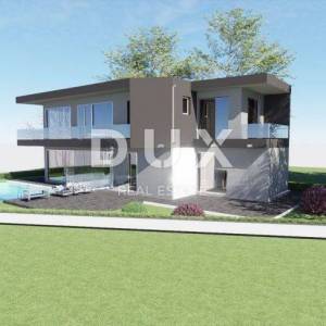 ISTRA,LABIN (OKOLICA) - Građevinsko zemljište s projektom i pogledom na more