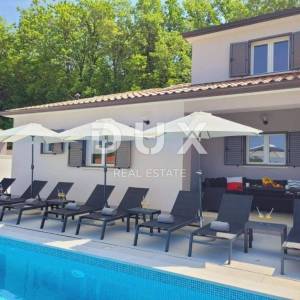 ISTRA,LABIN - Vila s bazenom u blizini grada