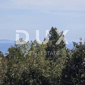 ISTRA,LABIN(OKOLICA) - Građevinsko zemljište s projektom na osami okruženo šumom