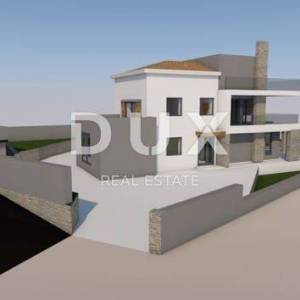ISTRA,LIŽNJAN- Kuća sa građevinskom dozvolom za renovaciju. Pogled more i kvarner!
