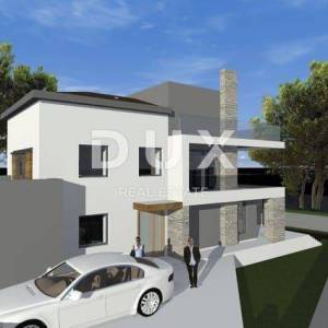 ISTRA,LIŽNJAN- Kuća sa građevinskom dozvolom za renovaciju. Pogled more i kvarner!