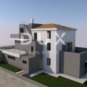 ISTRA,LIŽNJAN- Kuća sa građevinskom dozvolom za renovaciju. Pogled more i kvarner!