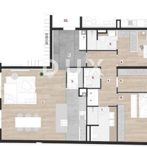 ISTRA,PULA -Luksuzni smart home stan u centru 130 m2!