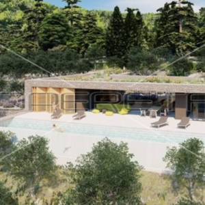 Jedinstveno zemljište s projektom luksuzne vile na otoku Korčuli