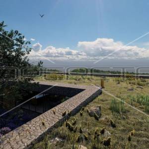 Jedinstveno zemljište s projektom luksuzne vile na otoku Korčuli
