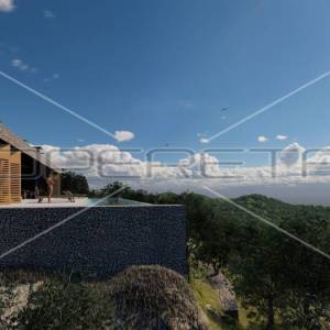 Jedinstveno zemljište s projektom luksuzne vile na otoku Korčuli