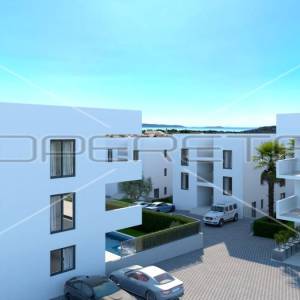 Jednosobni stan 3.2a u urbanoj vili, novogradnja, 65,91 m2, Okrug Gornji, Čiovo,
