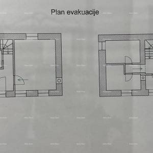 Kamena kuća s legaliziranim objektom u vrtu.