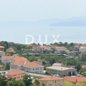 KASTAV, CENTAR- građevinsko zemljište 856m2 s otvorenim pogledom na more za stambenu zgradu – stanove/apartmane/  obiteljsku ku...