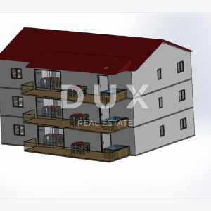 KASTAV, CENTAR- građevinsko zemljište 805m2 S GRAĐEVNOM DOZVOLOM!!! s pogledom na more za stambenu zgradu – stanove/apartmane/ ...