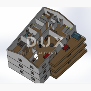 KASTAV, CENTAR- građevinsko zemljište 805m2 S GRAĐEVNOM DOZVOLOM!!! s pogledom na more za stambenu zgradu – stanove/apartmane/ ...