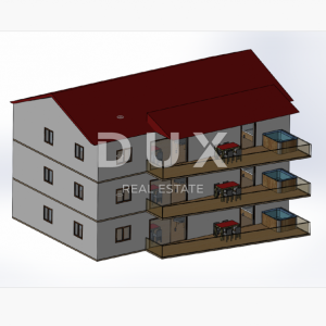 KASTAV, CENTAR- građevinsko zemljište 805m2 S GRAĐEVNOM DOZVOLOM!!! s pogledom na more za stambenu zgradu – stanove/apartmane/ ...