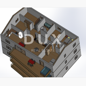 KASTAV, CENTAR- građevinsko zemljište 805m2 S GRAĐEVNOM DOZVOLOM!!! s pogledom na more za stambenu zgradu – stanove/apartmane/ ...