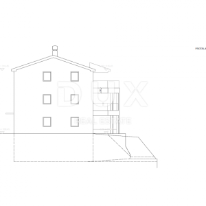 KASTAV, CENTAR- građevinsko zemljište 805m2 S GRAĐEVNOM DOZVOLOM!!! s pogledom na more za stambenu zgradu – stanove/apartmane/ ...