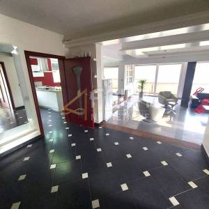 Kastav, kvalitetna kuća stambeno-poslovne namjene + montažna hala, okućnica 