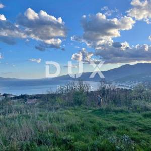KASTAV, REŠETARI, SRDOČI- građevinsko zemljište 3600m2 s panoramskim pogledom na more