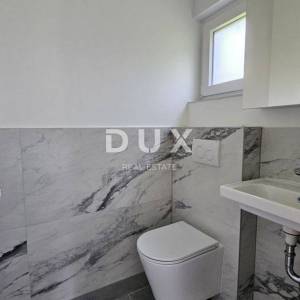 KASTAV, REŠETARI - stan novogradnja 130m2, 1.kat, DB+3S s pogledom na more i garažom + okućnica 57m2