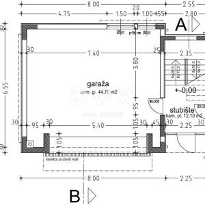 KASTAV, RUBEŠI- dvojna kuća 150m2, DB+3S s pogledom na more i garažom + okoliš 200m2 - SW