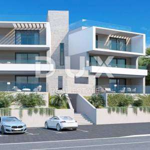 KLENOVICA - Luksuzni apartman na prvom katu, 100m od mora, parking, novogradnja