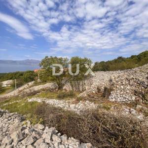 KOSTRENA, PLEŠIĆI  - zemljište sa predivnim pogledom na more