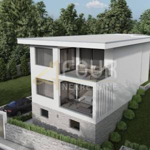 Kostrena, zemljište 898m2 s građevinskom dozvolom