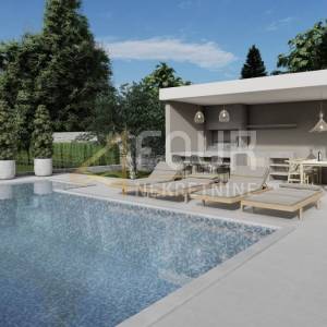 Kostrena, zemljište 898m2 s građevinskom dozvolom