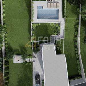 Kostrena, zemljište 898m2 s građevinskom dozvolom