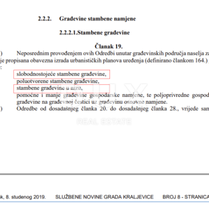 KRALJEVICA- građevinsko zemljište 1591m2 za stambenu zgradu – stanove/apartmane/  obiteljsku kuću / villu / kuću za iznajmljiva...