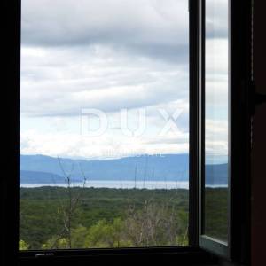 KRK, DOBRINJ - samostojeća kuća 135m2 s pogledom na more + okoliš 150m2