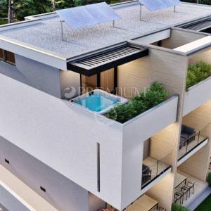 Krk, impozantan apartman u novogradnji, 450m od mora!