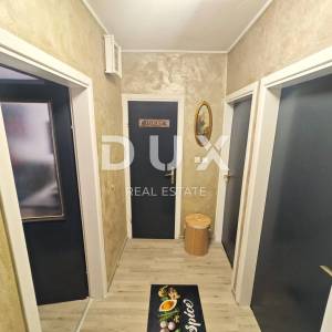 KRK, MALINSKA - Dvosobni apartman, garaža, okućnica, 350 metara od mora!