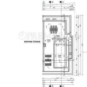 Krk, novogradnja, apartman s krovnom terasom!