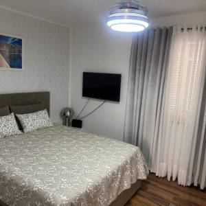 Krk, Šilo, 46m2, stan s bazenom i pogledom na more