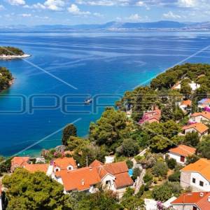 Kuća na atraktivnoj lokaciji s pogledmo na more, Splitska, otok Brač