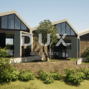 LABIN, SVETA MARINA- 2 građevinska zemljišta 935m2 sa starom kućom, pogledom na more i 2 idejna projekta