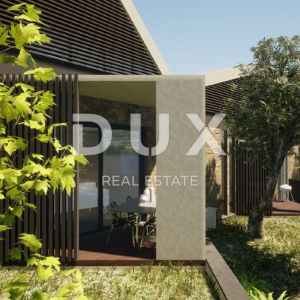 LABIN, SVETA MARINA- 2 građevinska zemljišta 935m2 sa starom kućom, pogledom na more i 2 idejna projekta